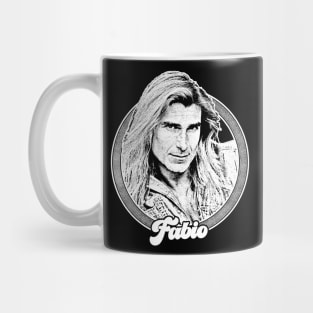 Fabio Lanzoni / Retro Style Fan Design Mug